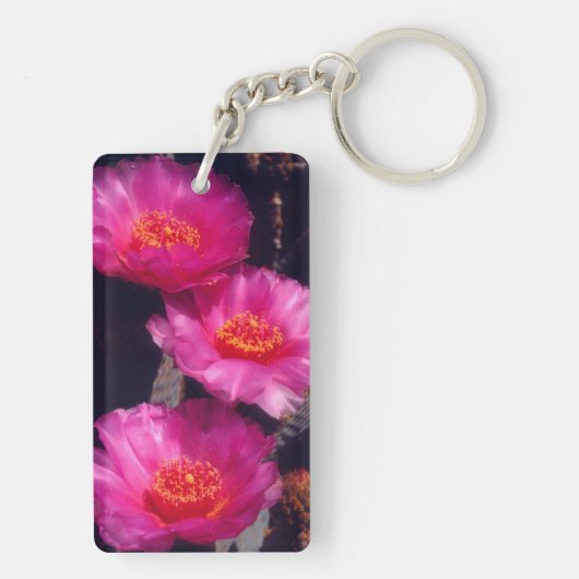 Porte-clés Fleurs de cactus à bec 2 (Dos)