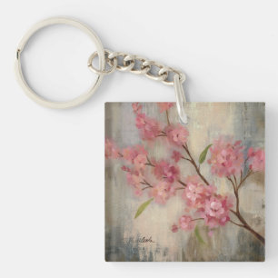 Porte-clés Fleurs de cerisier et branche