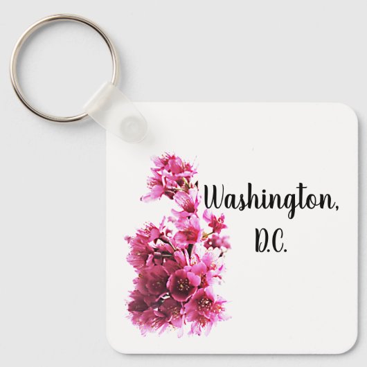 Porte-clés Fleurs de cerisiers à Washington, D.C. (Recto)