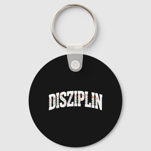 Porte-clés Fleurs de discipline Conception Boho Motivation Sr (Recto)