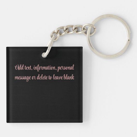 Porte-clés Fleurs de hérisson mignonnes (Dos)