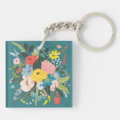 Porte-clés Fleurs de jardin sauvage (Dos)