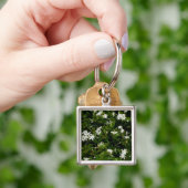 Porte-clés Fleurs de jasmin Botanique tropicale florale (main)