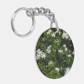 Porte-clés Fleurs de jasmin Botanique tropicale florale (Devant gauche)