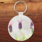 Porte-clés Fleurs de lavande (Recto)