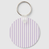 Porte-clés Fleurs de Lavande Cœur Rayures (Verso)