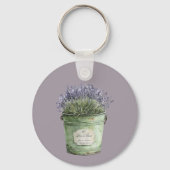 Porte-clés Fleurs de Lavande Rêve (Recto)