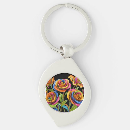Porte-clés Fleurs de l'esprit (Devant)