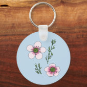 Porte-clés Fleurs de Manuka (Recto)