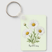 Porte-clés Fleurs de marguerite d'avril (Recto)