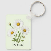 Porte-clés Fleurs de marguerite d'avril (Verso)