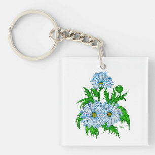Porte-clés Fleurs de marguerites