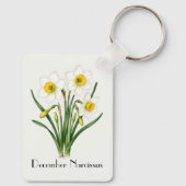 Porte-clés Fleurs de Narcisse de Décembre (Verso)