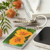 Porte-clés Fleurs de Nasturtium (Devant droit)