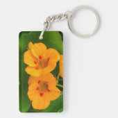 Porte-clés Fleurs de Nasturtium (Dos)