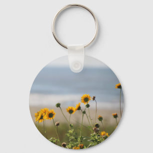 Porte-clés Fleurs de plage sur l'île de Galveston