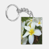 Porte-clés Fleurs de Plumeria d'Hawaï (Devant gauche)
