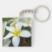 Porte-clés Fleurs de Plumeria d'Hawaï (Dos)