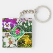 Porte-clés Fleurs de printemps (Dos)