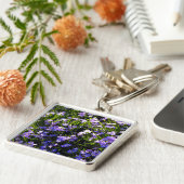Porte-clés Fleurs de printemps de Squill Bleu (Côté)