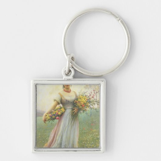 Porte-clés Fleurs de ressort (Devant)