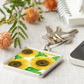 Porte-clés Fleurs de soleil (Côté)
