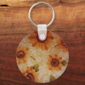 Porte-clés Fleurs de soleil (Recto)