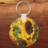 Porte-clés Fleurs de soleil (Recto)