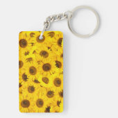 Porte-clés Fleurs de soleil (Dos)