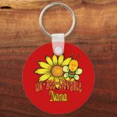 Porte-clés Fleurs de soleil incroyables Nana (Recto)