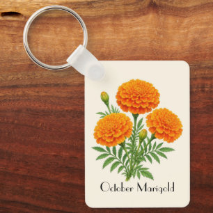 Porte-clés Fleurs de Souci d'Octobre