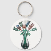 Porte-clés Fleurs de verre (Verso)