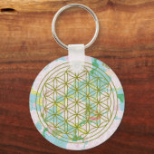 Porte-clés Fleurs de vie (Recto)