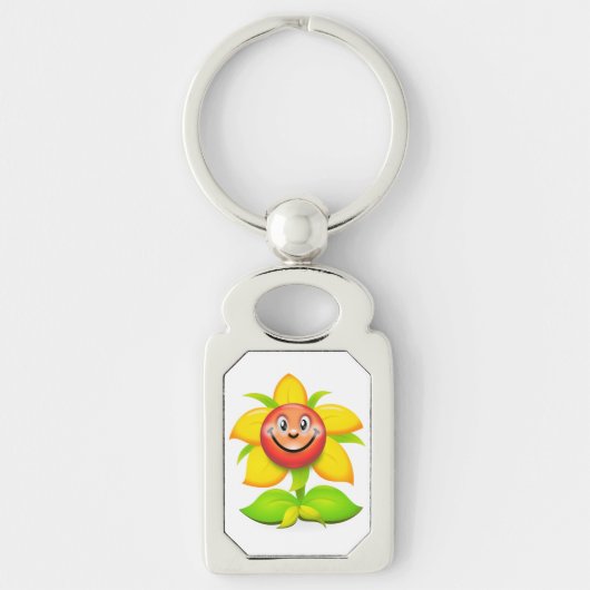 PORTE-CLÉS FLEURS DE VISAGE (Devant)