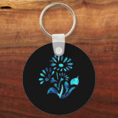Porte-clés Fleurs d'eau Deux Sticker (Recto)