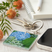 Porte-clés Fleurs d'Hydrangée (Devant Droit)