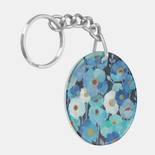 Porte-clés Fleurs d'indigo (Devant gauche)