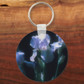 Porte-clés Fleurs d'Iris au Crépuscule (Recto)