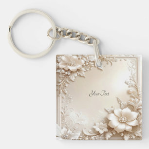 Porte-clés Fleurs d'Ivoire