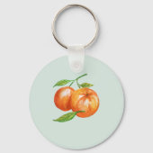 Porte-clés Fleurs d'Orange Citrus Botanical Save The Date (Verso)
