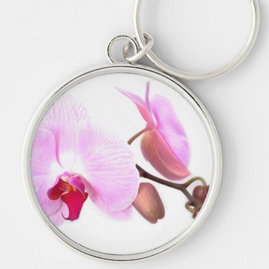 Porte-clés Fleurs d'orchidées aziza (Devant)