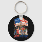 Porte-clés Fleurs du 250e anniversaire des États-Unis d'Améri (Recto)