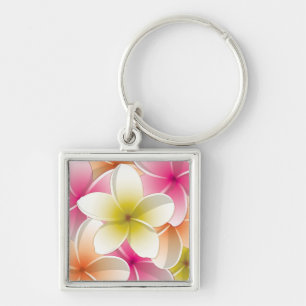 Porte-clés Fleurs frangipani/Plumeria