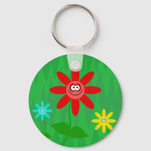Porte-clés Fleurs funky
