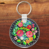 Porte-clés Fleurs hongroises (Recto)