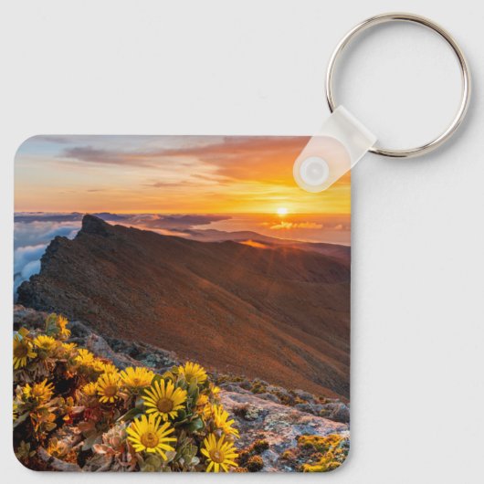 Porte-clés Fleurs | Îles Canaries, Espagne (Dos)