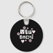 Porte-clés Fleurs invités VIP (Recto)