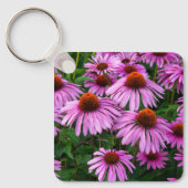 Porte-clés Fleurs | Jardin aux fleurs roses (Recto)