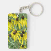 Porte-clés Fleurs Jaunes (Dos)