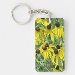 Porte-clés Fleurs Jaunes